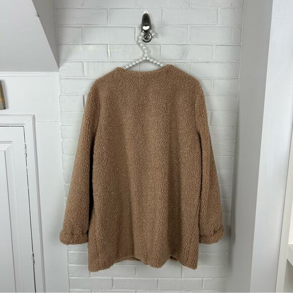 Sanctuary Button Front Teddy Knit Jacket Size XL - Picture 9 of 9